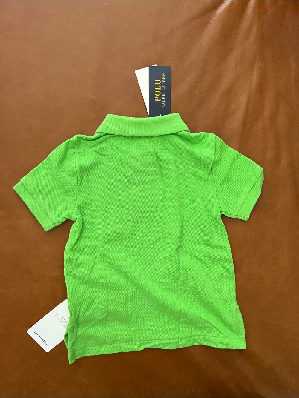 POLO Ralph Lauren Green Polo Shirt, 3T - NEW - Picture 5 of 6